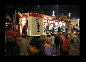 And when the Hella Shrine Swing Band shows up, you know the parade's over. As usual these guys were having a ball.